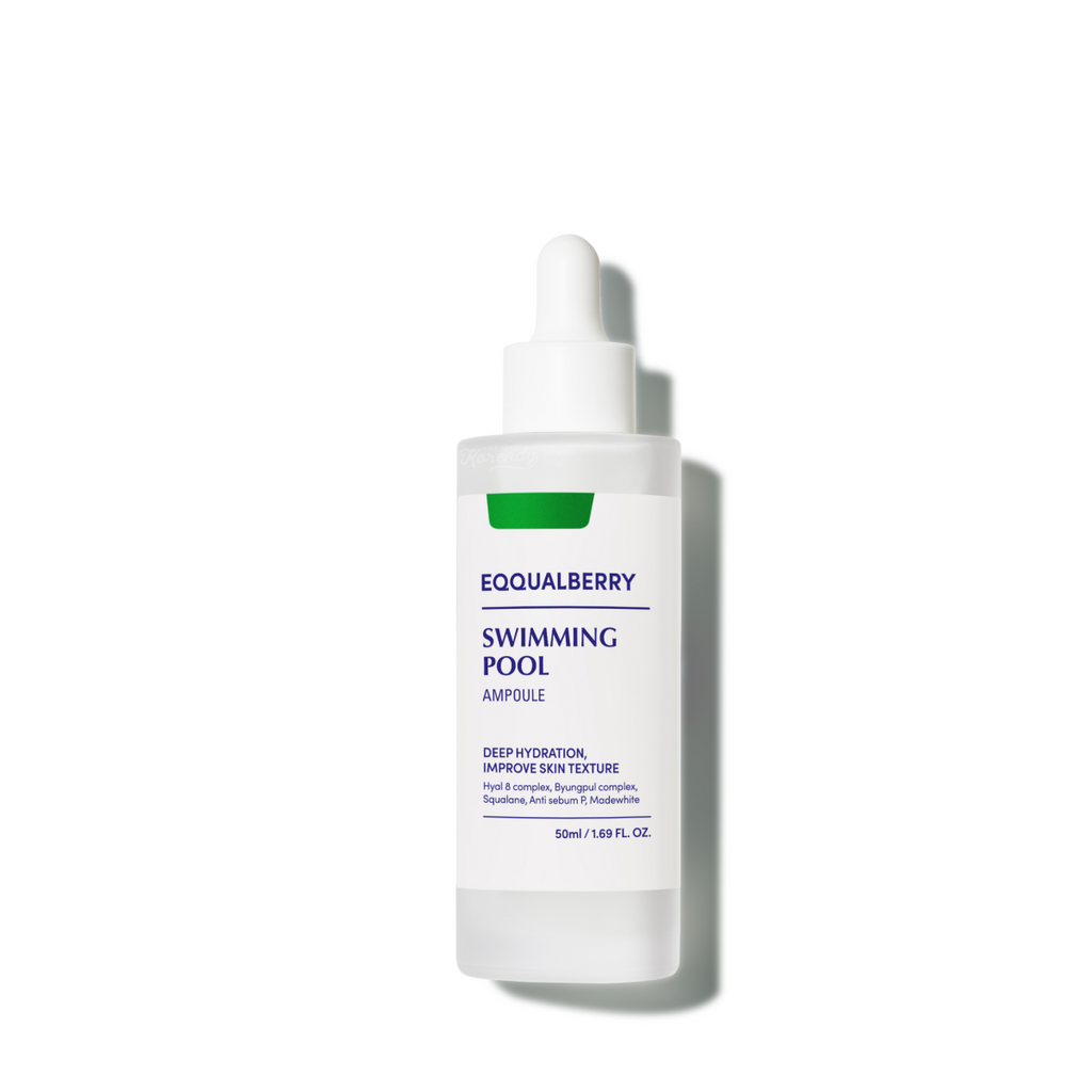 EqqualBerry - Swimming Pool Ampoule (Yoğun Hidrasyon Verici ve Geniş Gözenek Önleyici 8 Hyaluronik Asitli Ampul) 50ml (%25 Lansman İndirimli)