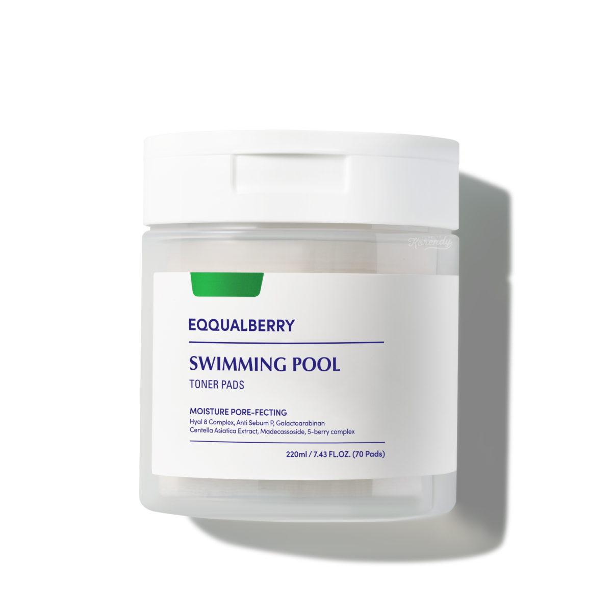 EqqualBerry - Swimming Pool Toner Pads (70'li Ped) (Yoğun Hidrasyon Verici ve Ölü Deri Arındırıcı 8 Hyaluronik Asitli Tonik Ped) 220ml (%25 Lansman İndirimli)