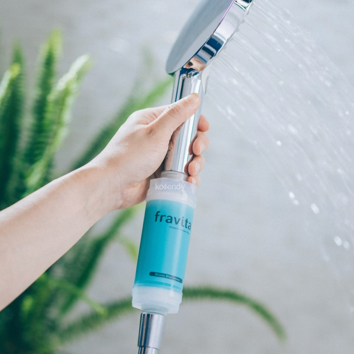 FRAVITA - Shower Filter Genty Iris Musk (Klor ve Pas Filtreleyici İris ve Misk Kokulu 50 Milyar Gözenekli Duş Filtresi) 160g (%15-%30 Lansman İndirimi)