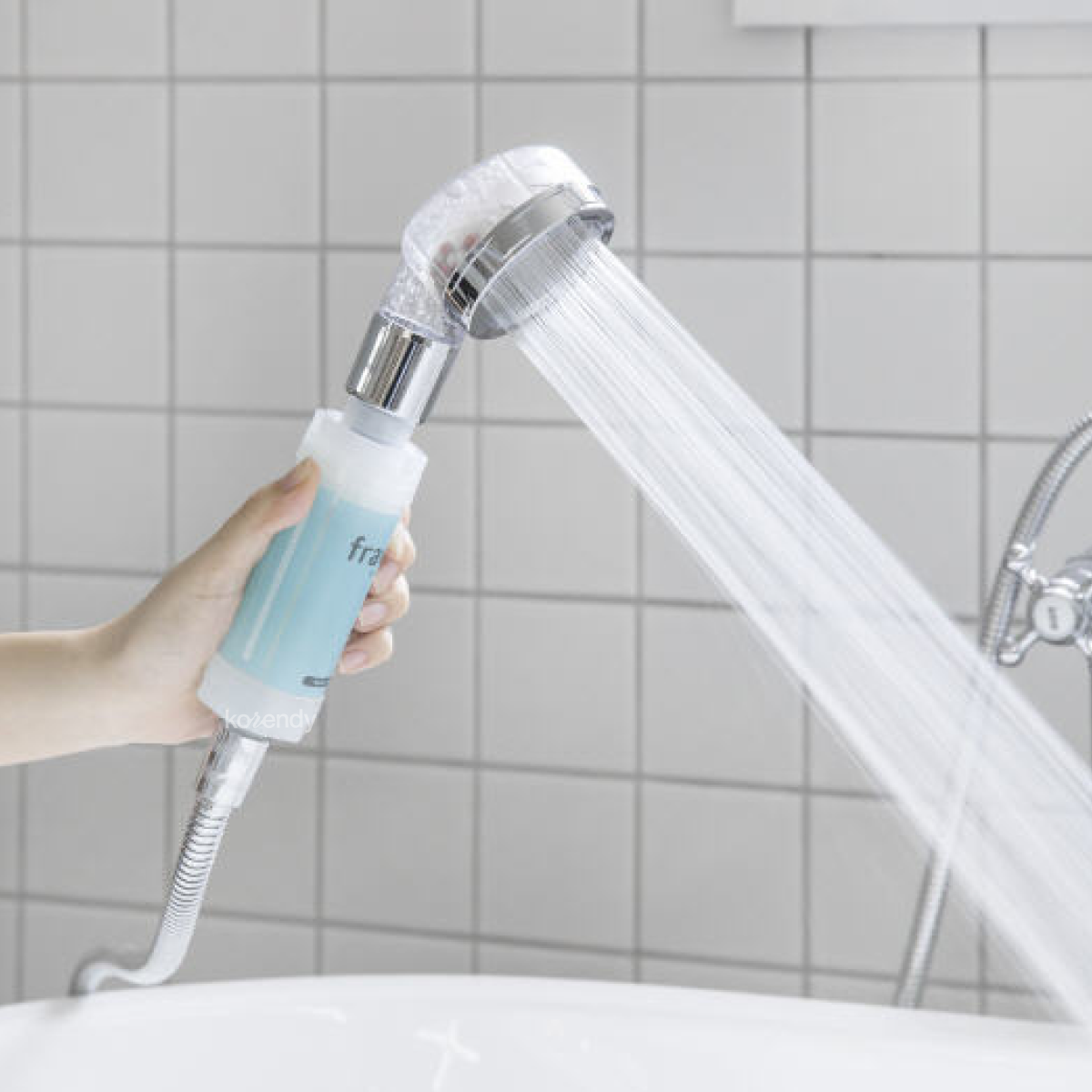 FRAVITA - Shower Filter Lovely Candy Cotton (Klor ve Pas Filtreleyici Pamuk Şeker Kokulu 50 Milyar Gözenekli Duş Filtresi) 160g (%15-%30 Lansman İndirimi)