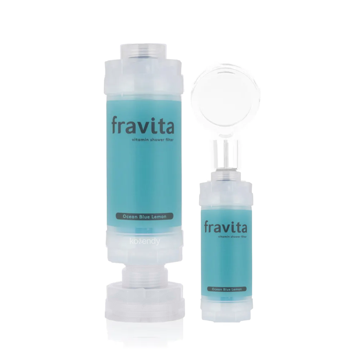 FRAVITA - Shower Filter Ocean Blue Lemon (Klor ve Pas Filtreleyici Limon ve Okyanus Ferahlığı Kokulu 50 Milyar Gözenekli Duş Filtresi) 160g (%15-%30 Lansman İndirimi)