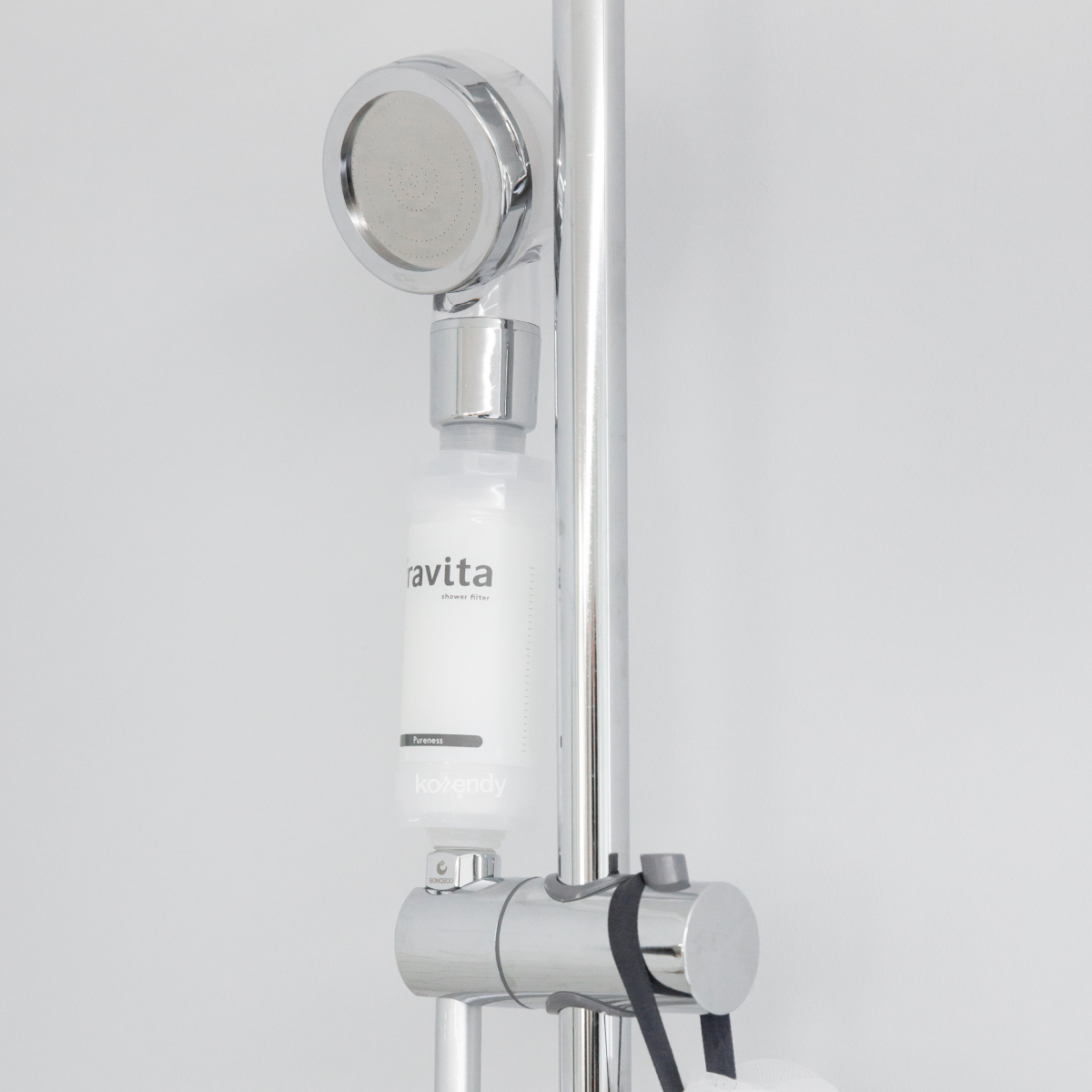 FRAVITA - Shower Filter Purness (Klor, Pas ve Ağır Metal Filtreleyici 50 Milyar Gözenekli Duş Filtresi) 80g (%15-%30 Lansman İndirimi)