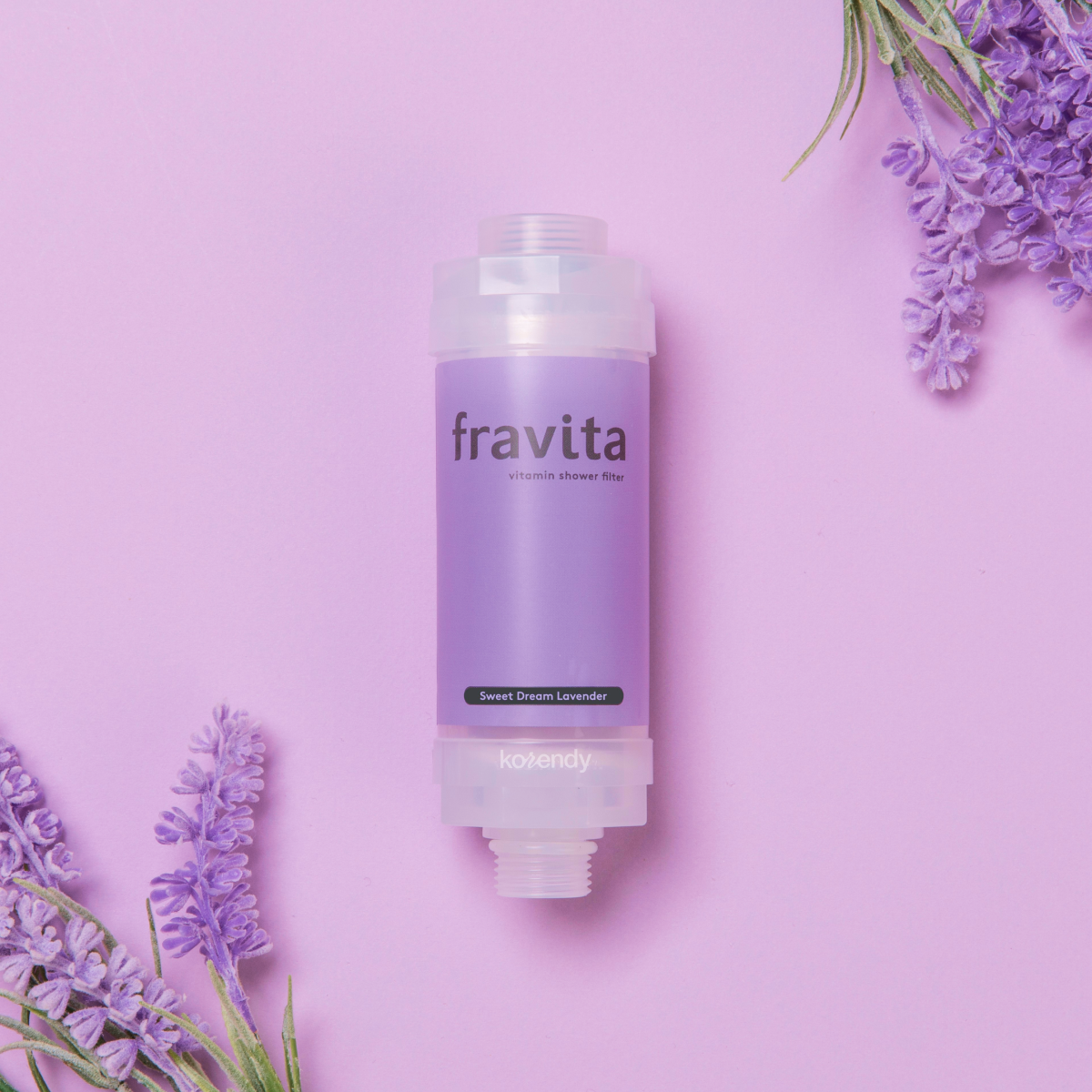 FRAVITA - Shower Filter Sweet Dream Lavender (Klor ve Pas Filtreleyici Lavanta Kokulu 50 Milyar Gözenekli Duş Filtresi) 160g (%15-%30 Lansman İndirimi)