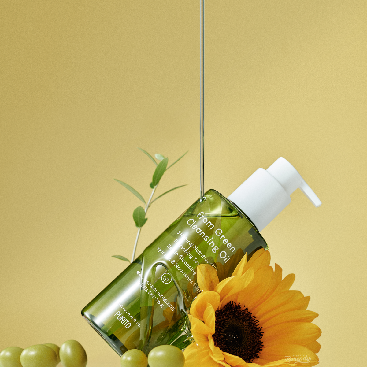 Purito - From Green Cleansing Oil Set (Gözenek Arındırıcı Beş Doğal Yağlı Parfümsüz Derinlemesine Temizleyici Yağ) 200+200ml