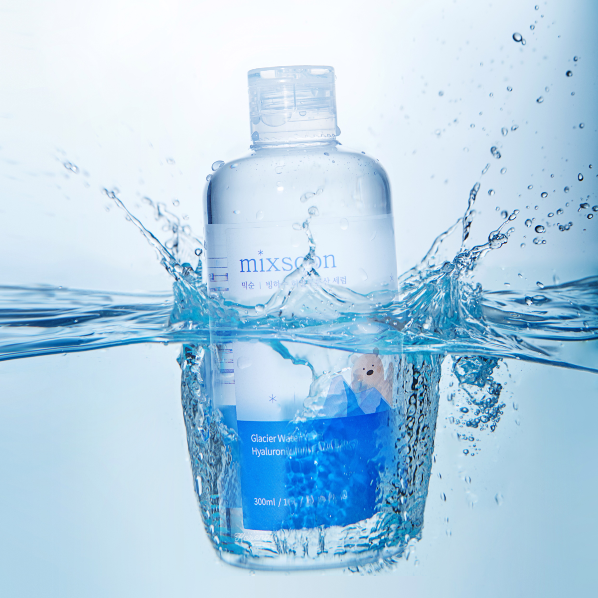 mixsoon - Glacier Water Hyaluronic Acid Serum (Yağlandırmadan Nemlendiren Buzul Suyu Serumu) 300ml