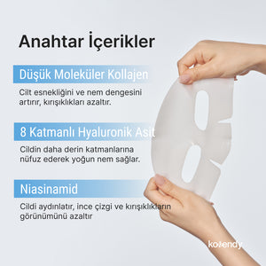 Lepique - Glass Skin 14Days Miracle Collagen Mask (Kırışıklık ve Leke Önleyici Parlatıcı Düşük Moleküllü Kolajen Maskesi) 4lü (%30 Lansman İndirimi)