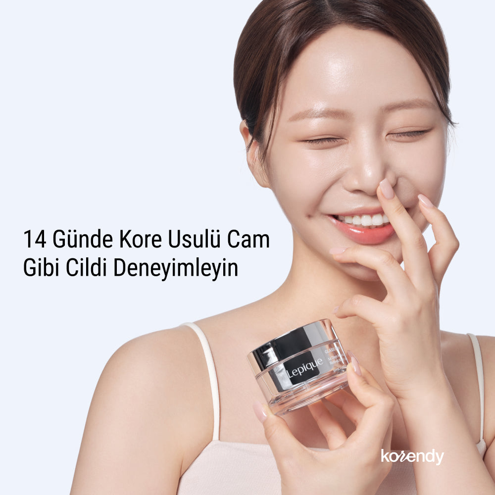 Lepique - Glass Skin 14Days Miracle Retinol Night Cream (Kırışıklık ve Elastikiyet Kaybı Önleyici Cam Cilt Görünümü Veren Retinollü Krem) 50ml (%30 Lansman İndirimi)