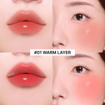 Son & Park - Glow Layering Lip & Cheek Palette (Katmanlanabilir Dokulu ve Işıltılı Dudak ve Yanak Paleti) 4g