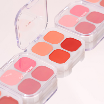 Son & Park - Glow Layering Lip & Cheek Palette (Katmanlanabilir Dokulu ve Işıltılı Dudak ve Yanak Paleti) 4g