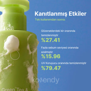By Wishtrend - Green Tea & Enzyme Milky Foaming Wash (Yeşil Çaylı