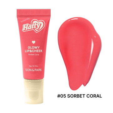 Son & Park - Hatty Glowy Lip & Cheek (Çok Amaçlı Işıltılı Likit Dudak ve Yanak Renklendiricisi) 5g