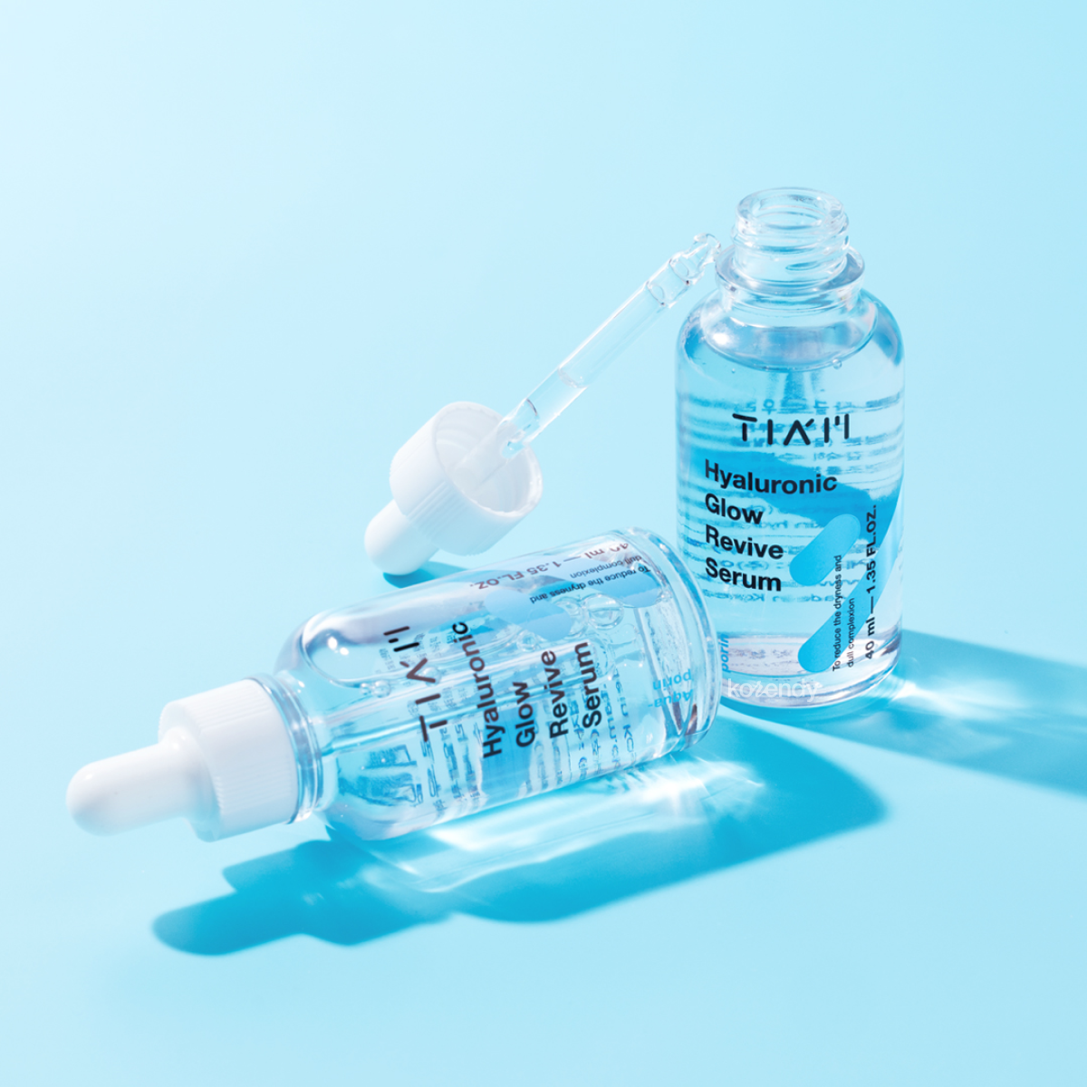 Tiam - Hyaluronic Glow Revive Serum (Yoğun Nemlendirici Hidrasyon Verici ve Parlatıcı 7 Çeşit Hyaluronik Asitli Serum) 40ml
