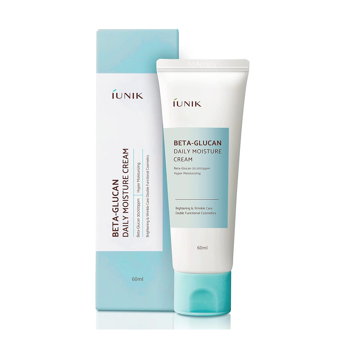 IUNIK - Beta Glucan Daily Moisture Cream (Yoğun Nemlendirici ve Bariyer Destekleyici Beta-Glukan İçeren Krem) 60ml (%15-%30 Lansman İndirimi)