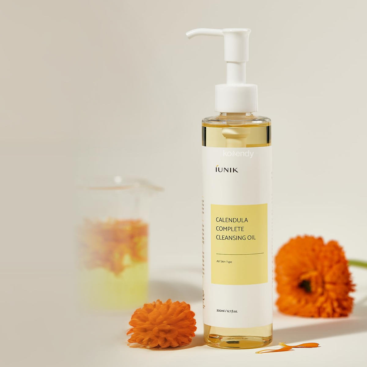 IUNIK - Calendula Complete Cleansing Oil  (Gözenek Arındırıcı ve Nemlendirici Aynısafalı Temizleme Yağı) 200ml (%15-%30 Lansman İndirimi)
