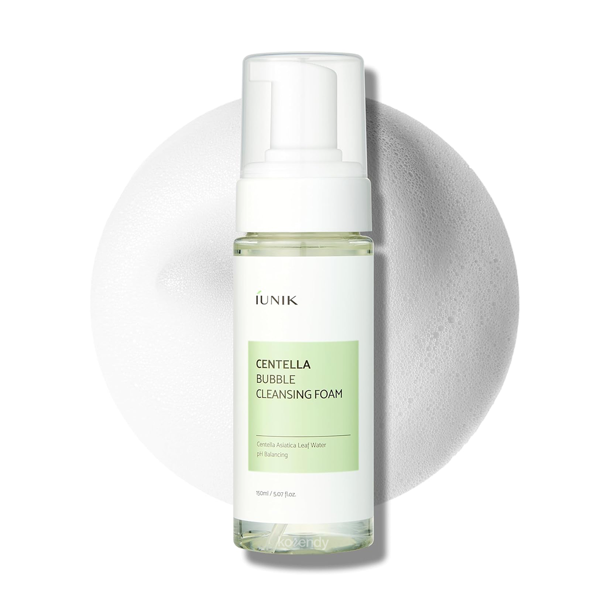 IUNIK - Centella Bubble Cleansing Foam (Cilde Dinginlik Veren %69 Cica Özlü ve pH Dengeli Mikro Köpük Temizleyici) 150ml (%15-%30 Lansman İndirimi)