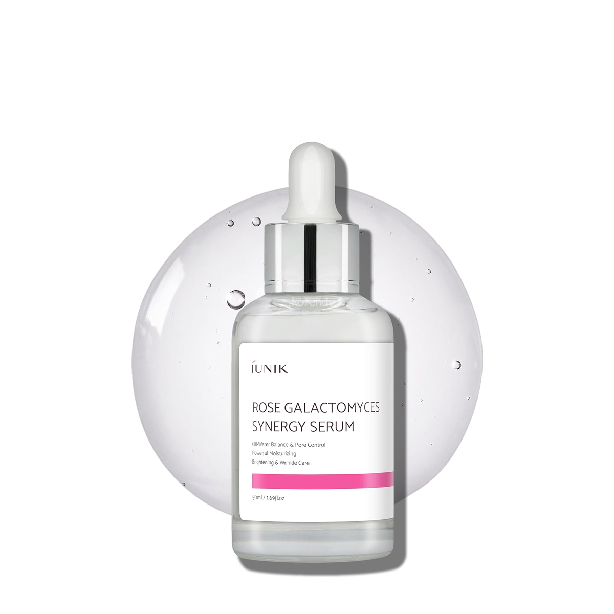 IUNIK - Rose Galactomyces Synergy Serum (Parlaklık Verici ve Dengeleyici %50 Galactomyces ve Gül Suyu İçeren Serum) 50ml (%15-%30 Lansman İndirimi)