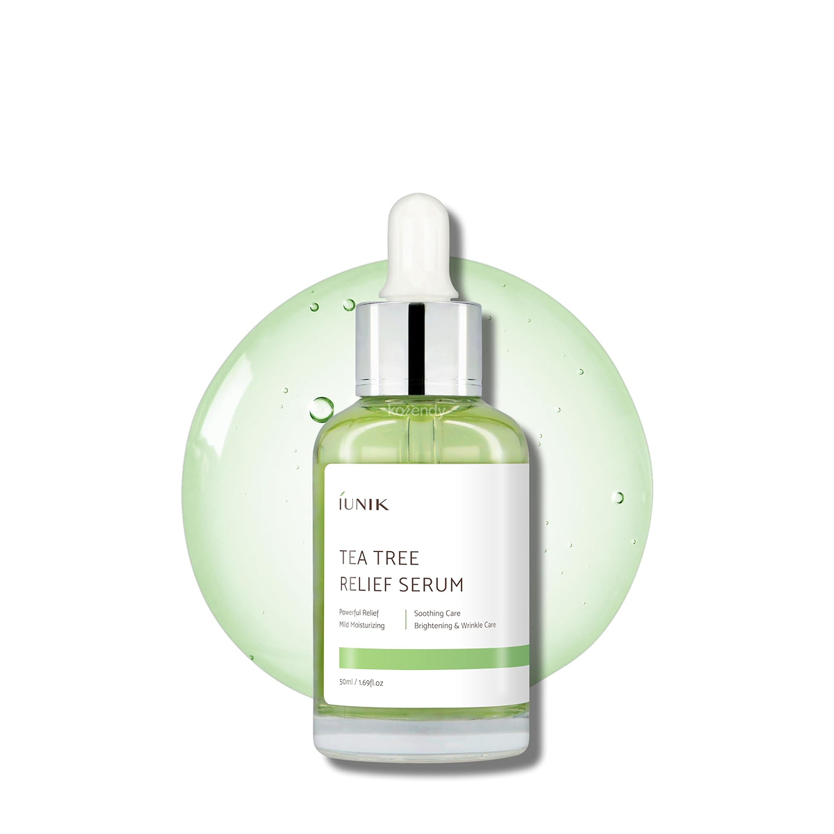 IUNIK - Tea Tree Relief Serum (Cilde Dinginlik Veren %67 Çay Ağacı ve %19,5 Centella Özlü Serum) 50ml (%15-%30 Lansman İndirimi)