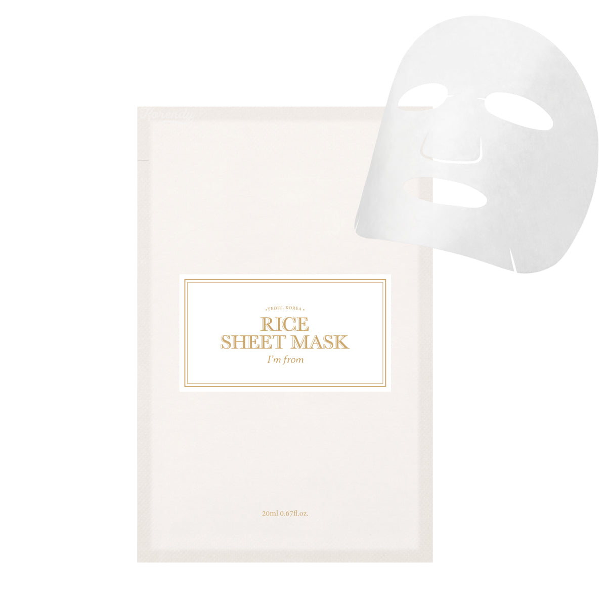 I'm From - Rice Sheet Mask (Leke Karşıtı ve Derinlemesine Besleyici Pirinç Özlü Maske) 22ml