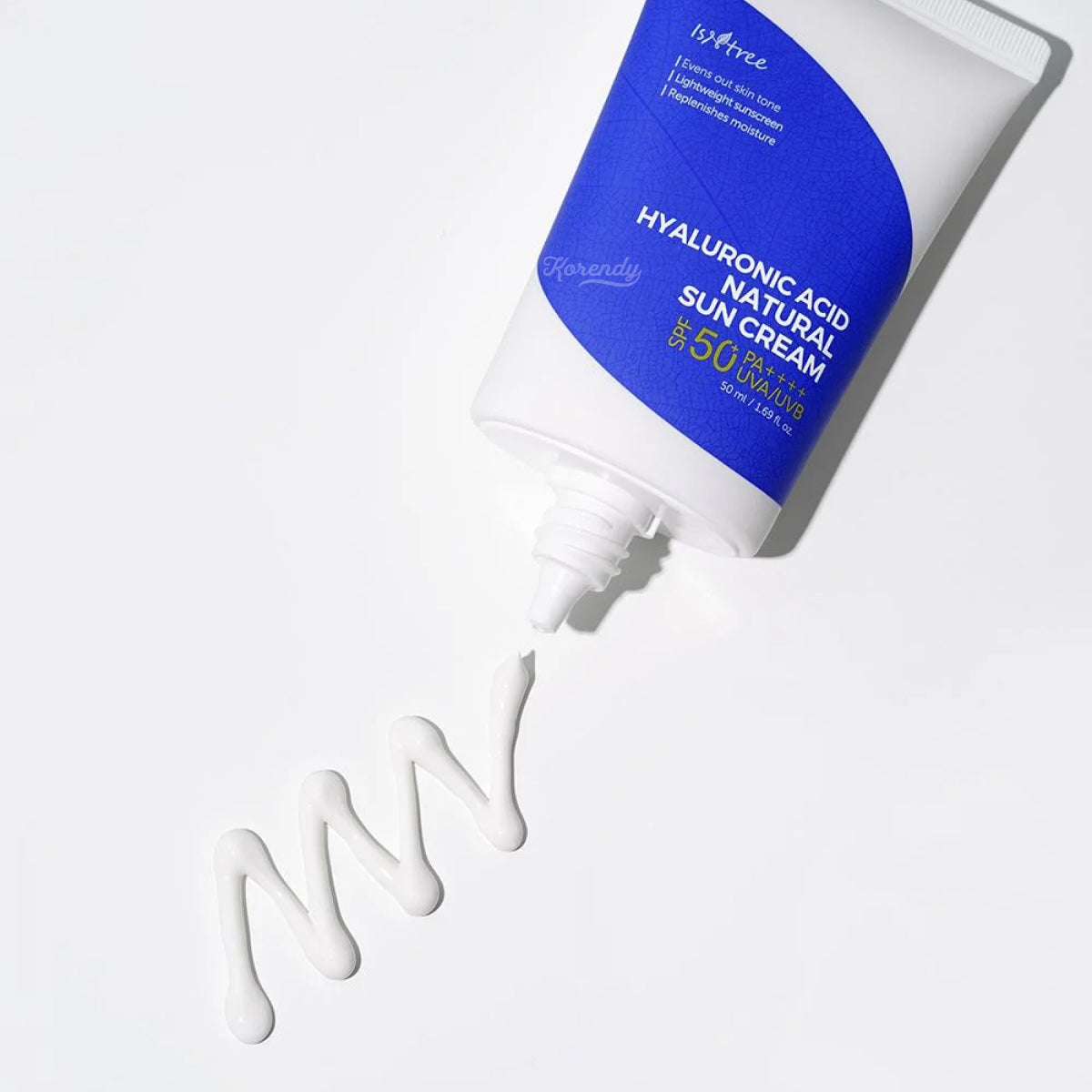 Isntree - Hyaluronic Acid Natural Sun Cream SPF50+ PA++++ (Nemlendirici Fiziksel Filtreli Mat Güneş Koruyucu) 50ml