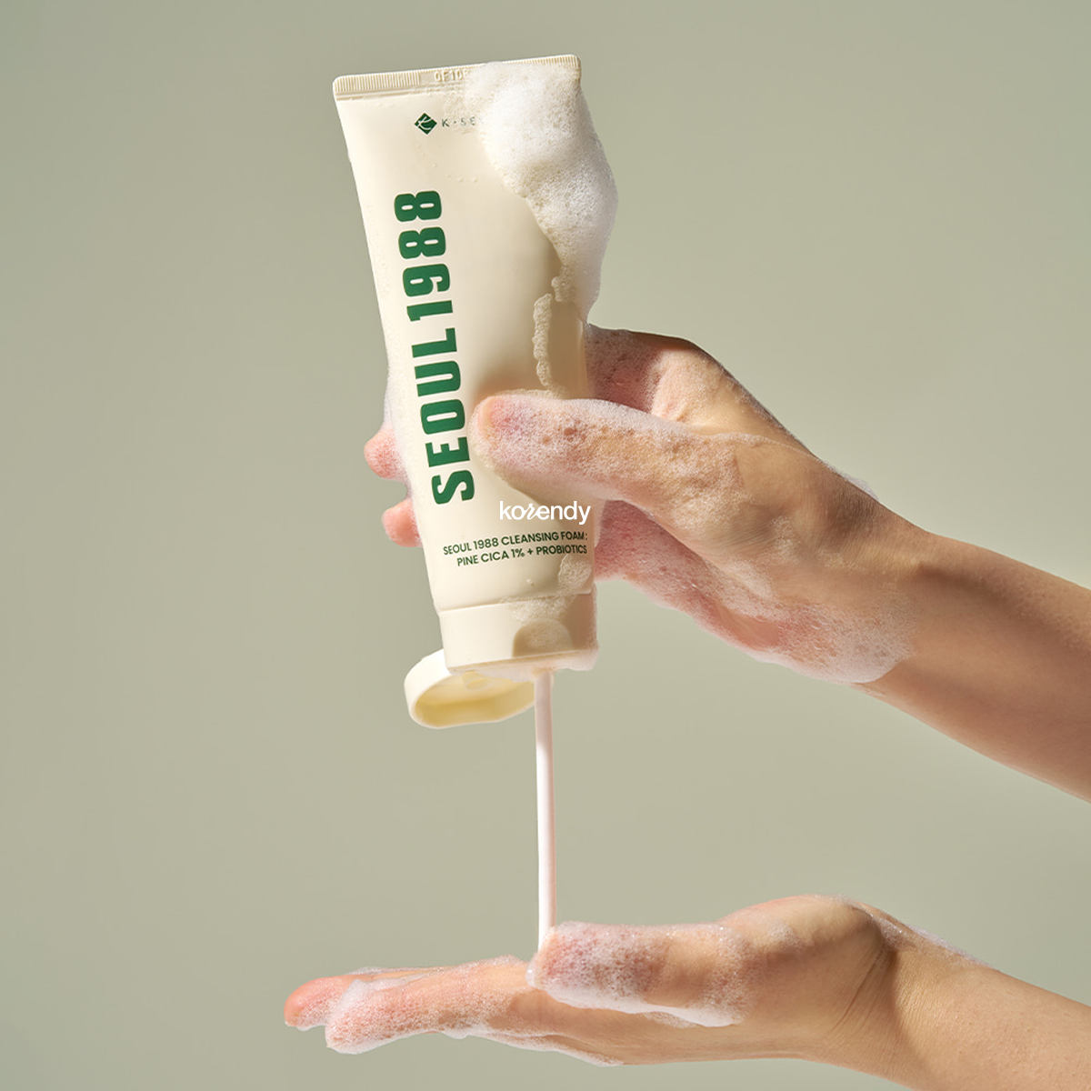 K-Secret - SEOUL 1988 Cleansing Foam Pine Cica 1% + Probiotics  (Siyah & Beyaz Nokta Önleyici ve Stres Karşıtı Çam Cica Özlü Köpük Temizleyici) 150ml