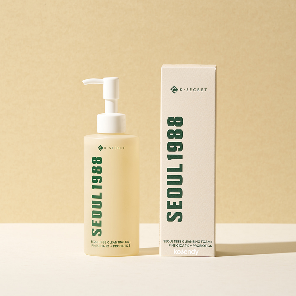 K-Secret - SEOUL 1988 Cleansing Oil Pine Cica 1% + Probiotics (Siyah & Beyaz Nokta Önleyici Arındırıcı Çam Cica Kompleksli Temizleme Yağı) 200ml