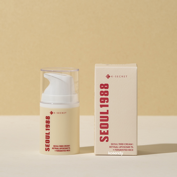 K-Secret - SEOUL 1988 Cream Retinal Liposome 1% + Fermented Rice (Kırışıklık & Leke Önleyici Pürüz Engelleyici %1 Retinalli Pirinç Fermentli Krem) 50ml