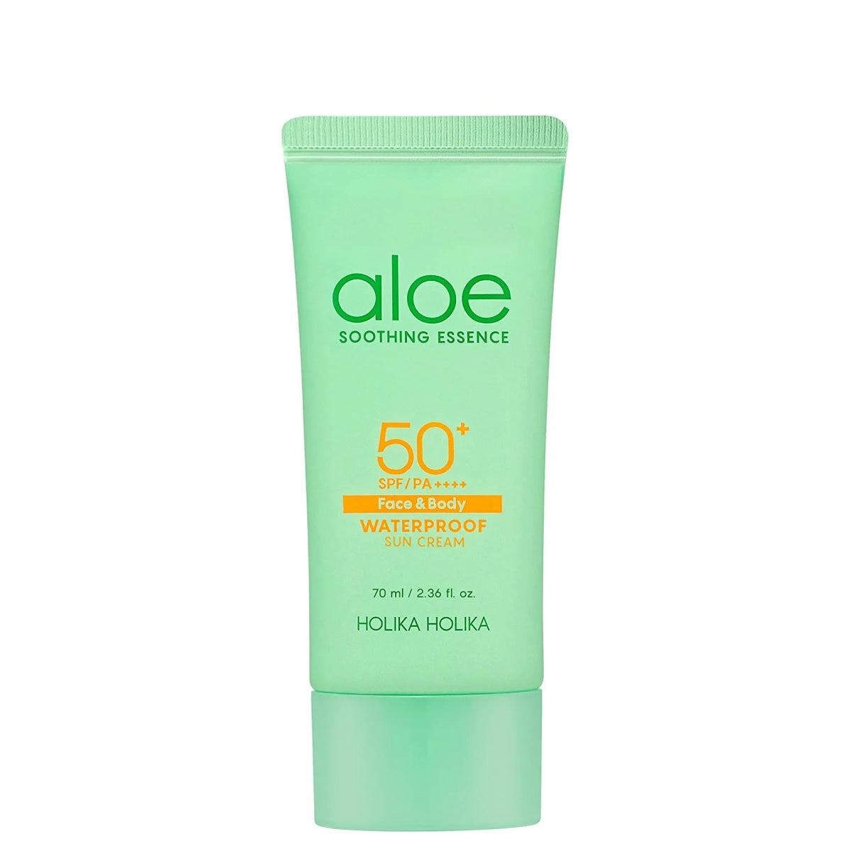Holika Holika - Aloe Soothing Essence Waterproof Sun Cream SPF50+ (Suya Dayanıklı Cildi Yatıştırmaya Yardımcı Aloe Güneş Kremi) 70ml
