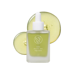 Kaine - Rosemary AHA Night Serum (Siyah Nokta ve Geniş Gözenek Karşıtı Cam Cilt Serumu) 30ml