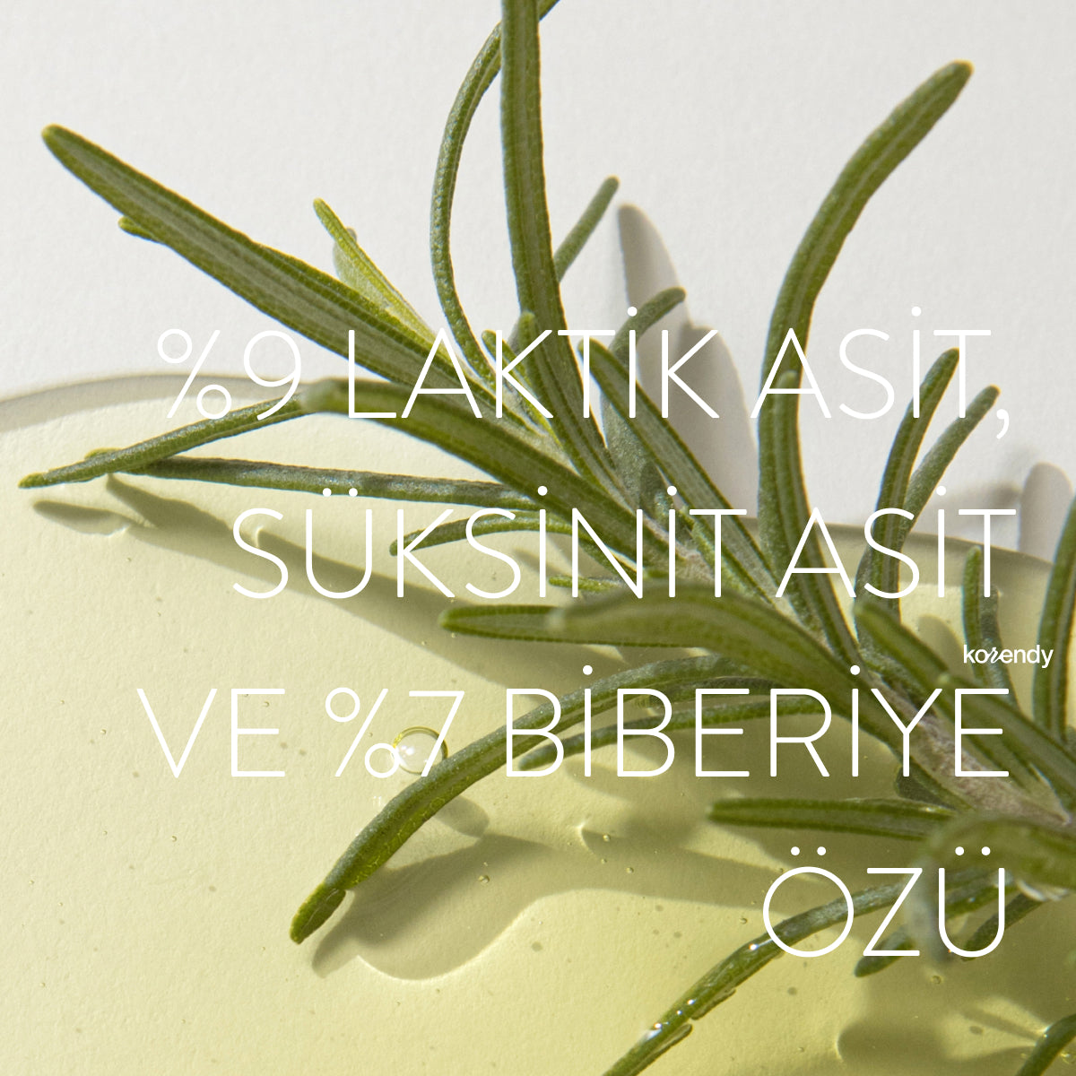 Kaine - Rosemary AHA Night Serum (Siyah Nokta ve Geniş Gözenek Karşıtı Cam Cilt Serumu) 30ml