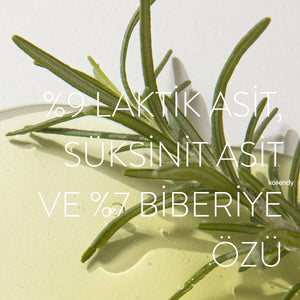 Kaine - Rosemary AHA Night Serum (Siyah Nokta ve Geniş Gözenek Karşıtı Cam Cilt Serumu) 30ml