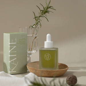 Kaine - Rosemary AHA Night Serum (Siyah Nokta ve Geniş Gözenek Karşıtı Cam Cilt Serumu) 30ml