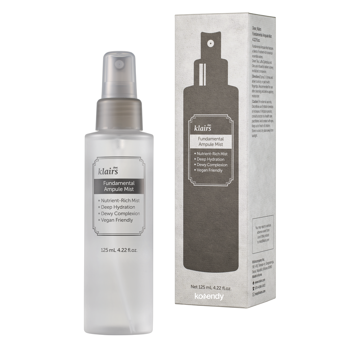 Klairs - Fundamental Ampule Mist 125ml