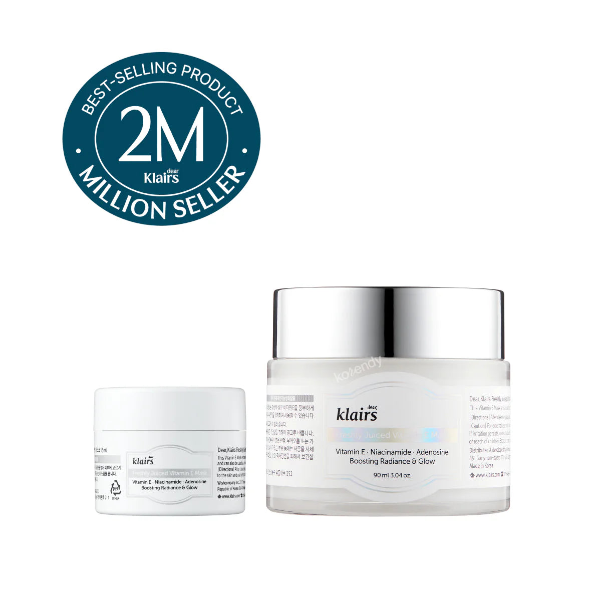Klairs - Freshly Juiced Mask 15ml/90ml - E Vitaminli Besleyici