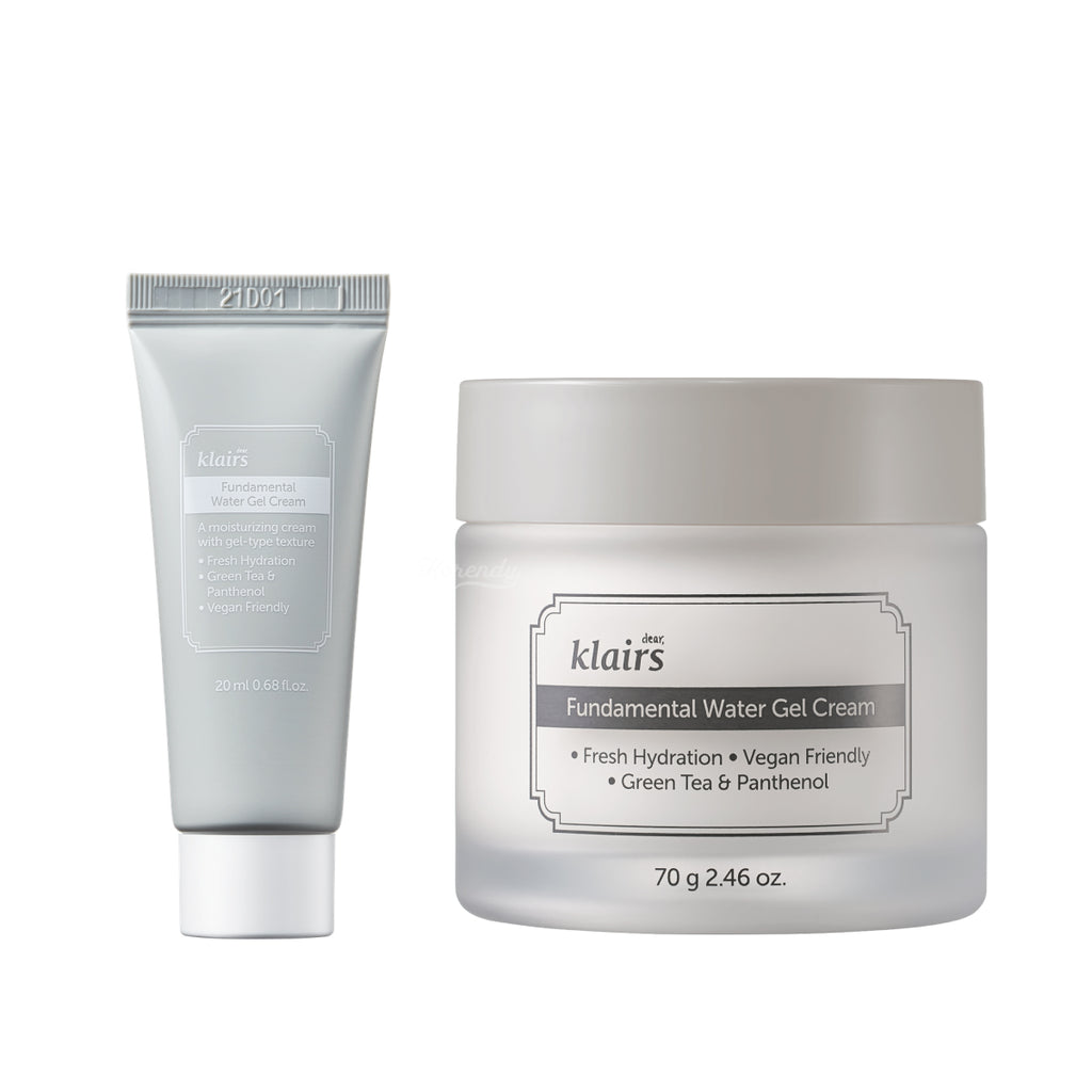 Klairs - Fundamental Water Gel Cream (Çok Fonksiyonlu Yeşil Çaylı Pantenollü Nemlendirici)