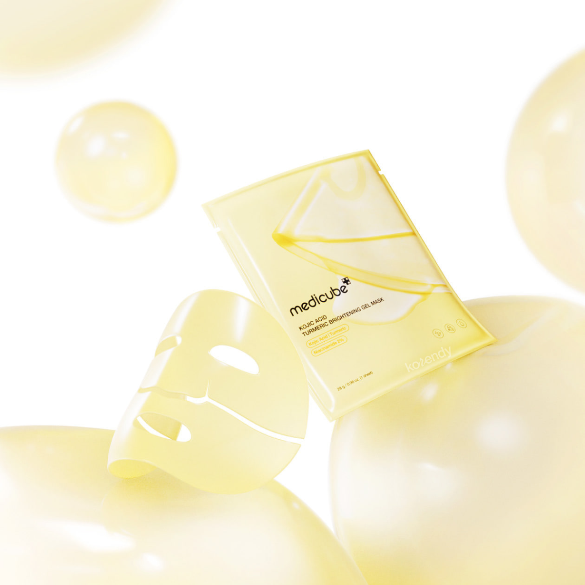MD70% Brightening Gel 90g フェイスジェル Medicube Kojic Acid Turmeric Brightening Gel Mask – Korendy