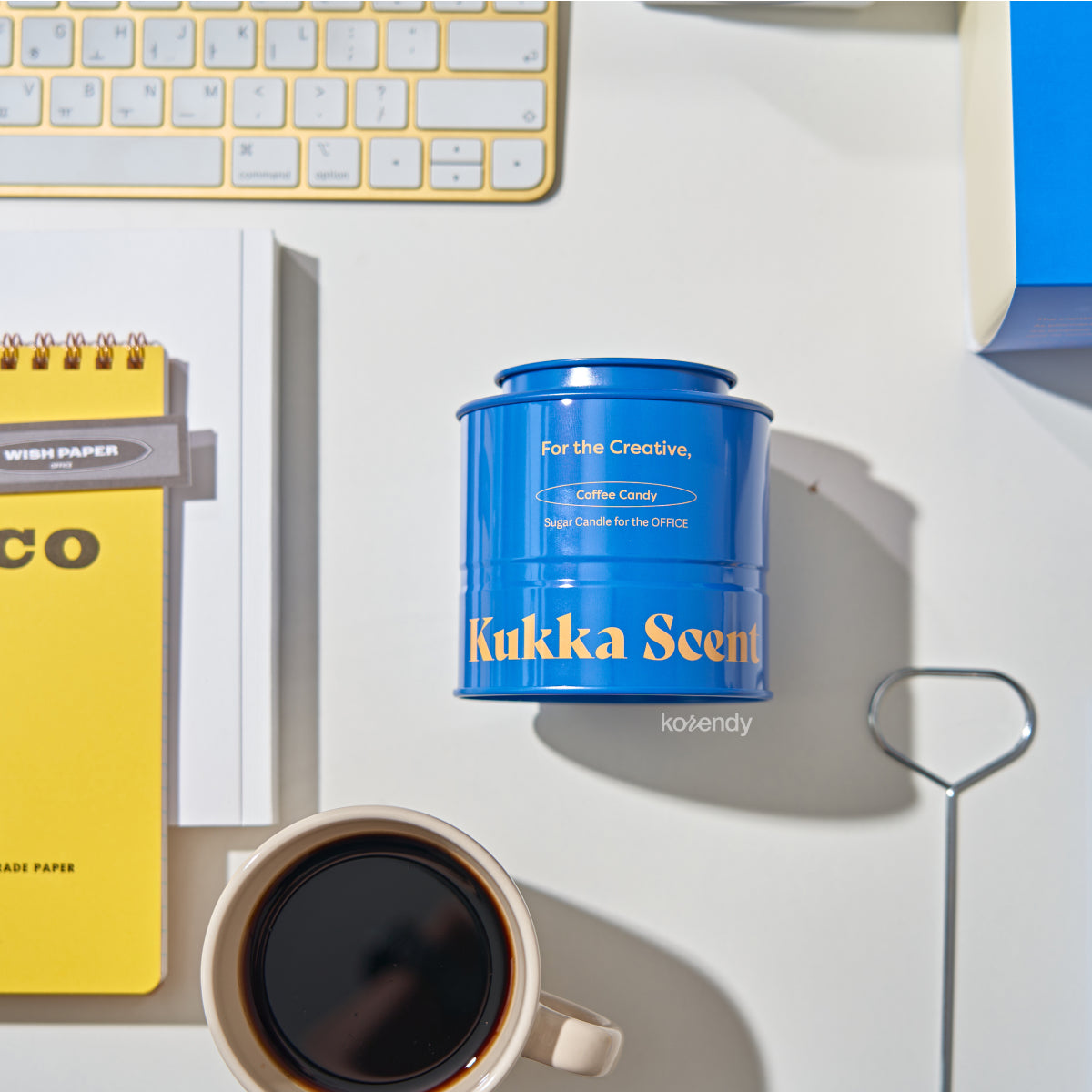 Kukka Scent - Sugar Candle Coffee Candy (Fitalatsız Parafinsiz, %99 Palm Wax + %1 Kahve ve Vanilya Kokulu İnci Mum) (%15-%30 Lansman İndirimi)