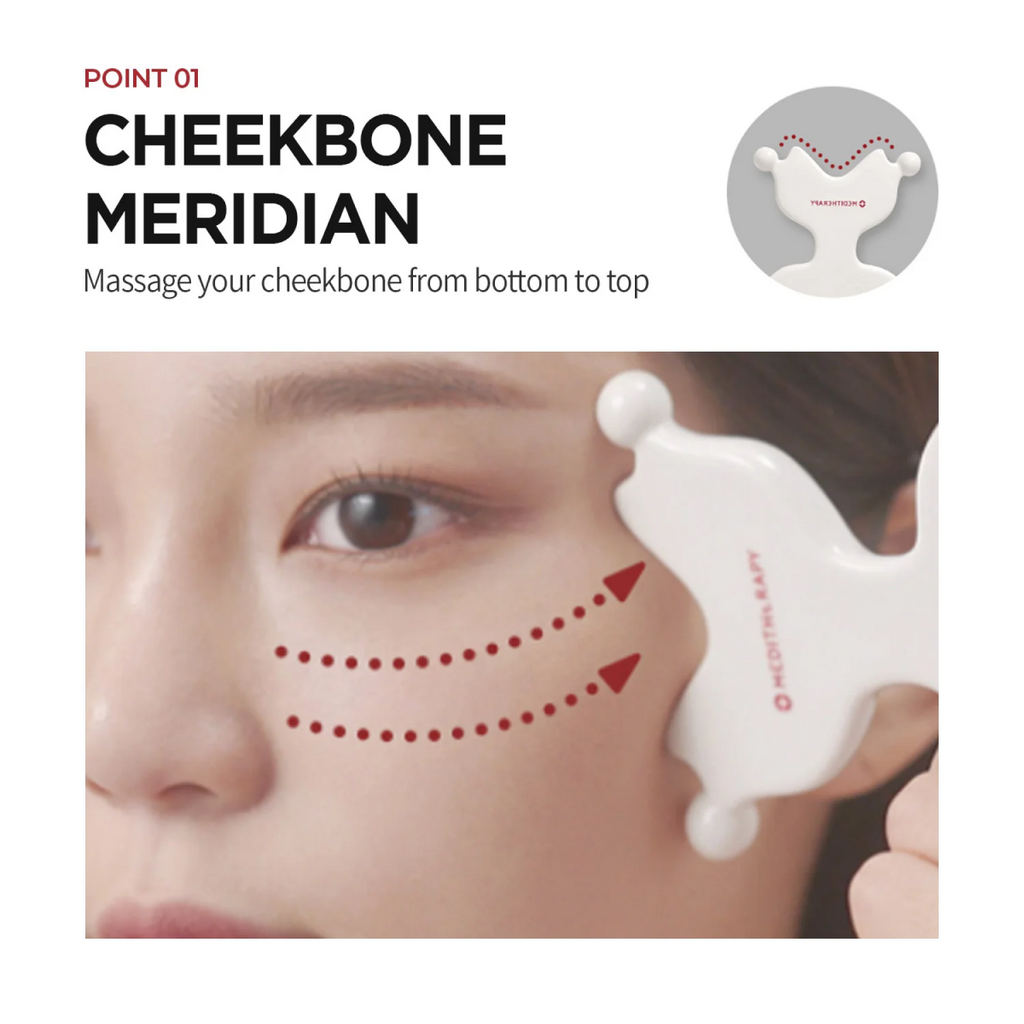 Meditherapy - Lif-Me Gua Sha (Yüz Hatlarını Belirgin Tutan ve Elastikiyeti Koruyan %100 Seramik Gua Sha) (%40 İndirimli)