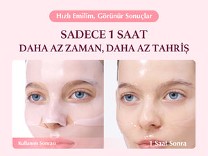 EqqualBerry - Collagen Pore Tight Up Hydrogel Mask (4'lü) (Geniş Gözenek ve Kırışıklık Önleyici 13 Farklı Peptitli Kolajenli Şeffaflaşan Maske)