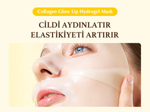 EqqualBerry - Collagen Glow up Hydrogel Mask (4'lü) (Leke Önleyici ve Parlatıcı Kolajenli ve Glutatyonlu Şeffaflaşan Maske)