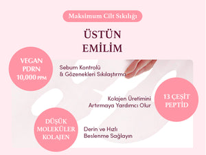 EqqualBerry - Collagen Pore Tight Up Hydrogel Mask (4'lü) (Geniş Gözenek ve Kırışıklık Önleyici 13 Farklı Peptitli Kolajenli Şeffaflaşan Maske)
