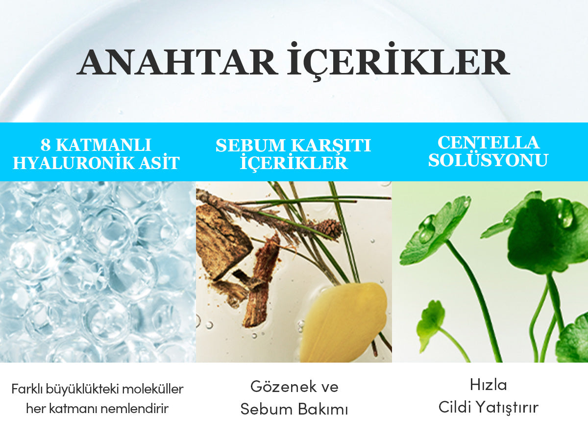 EqqualBerry - Swimming Pool Ampoule (Yoğun Hidrasyon Verici ve Geniş Gözenek Önleyici 8 Hyaluronik Asitli Ampul) 50ml
