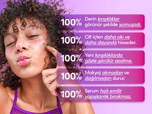 EqqualBerry - Bakuchiol Plumping Serum (Kırışıklık ve Geniş Gözenek Önleyici 13 Çeşit Peptitli Bakuchiol Serumu) 30ml