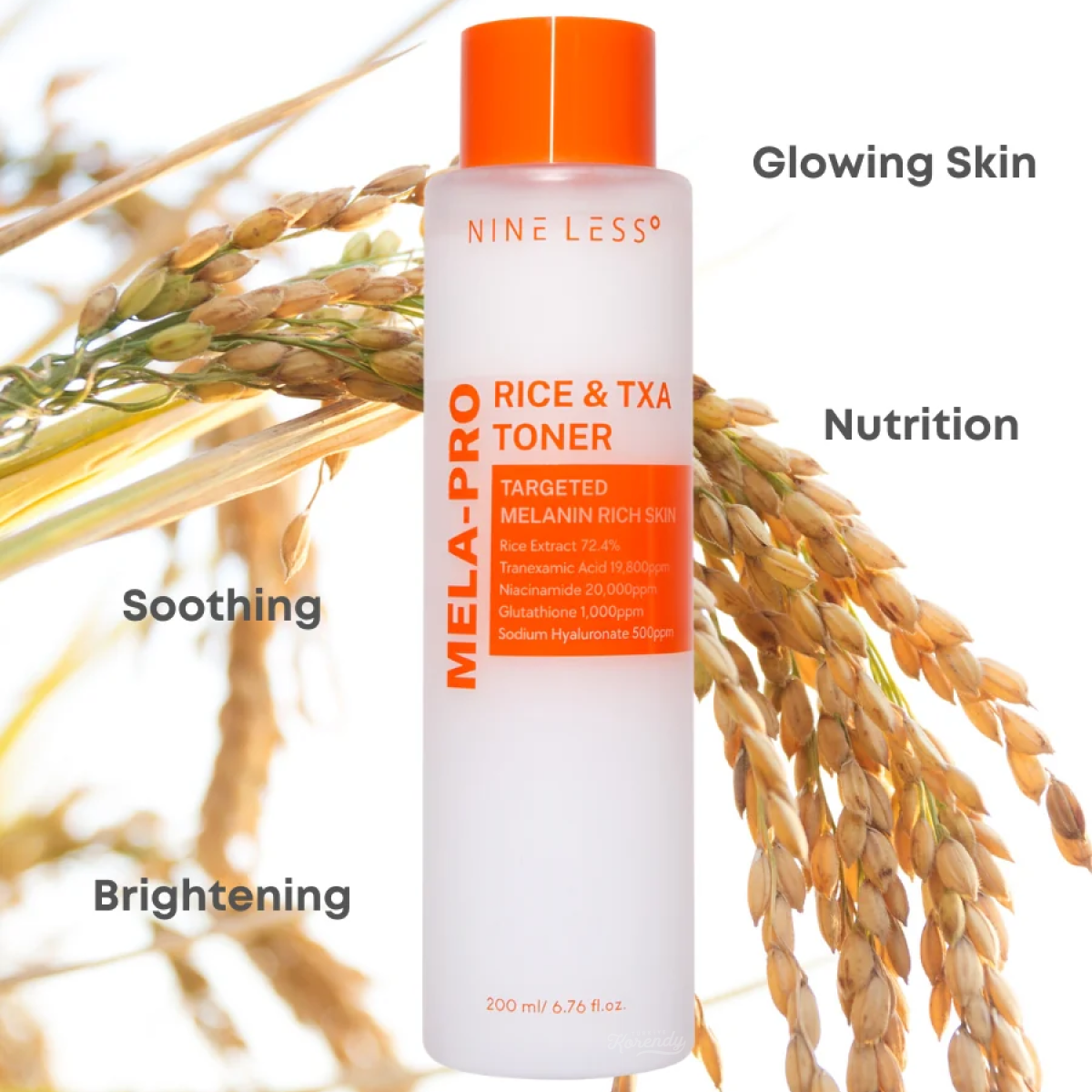 Nineless - MELA-PRO Rice & TXA Toner (Leke Karşıtı Besleyici Pirinçli Traneksamik Asit Toneri) 200ml
