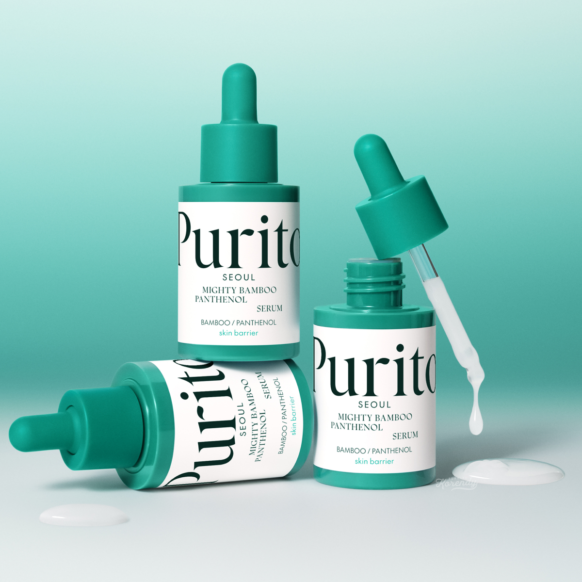 Purito - Mighty Bamboo Panthenol Serum (Bariyer Koruyucu ve Yoğun Nemlendirici %13 Pantenollü Bambu Serumu) 30ml