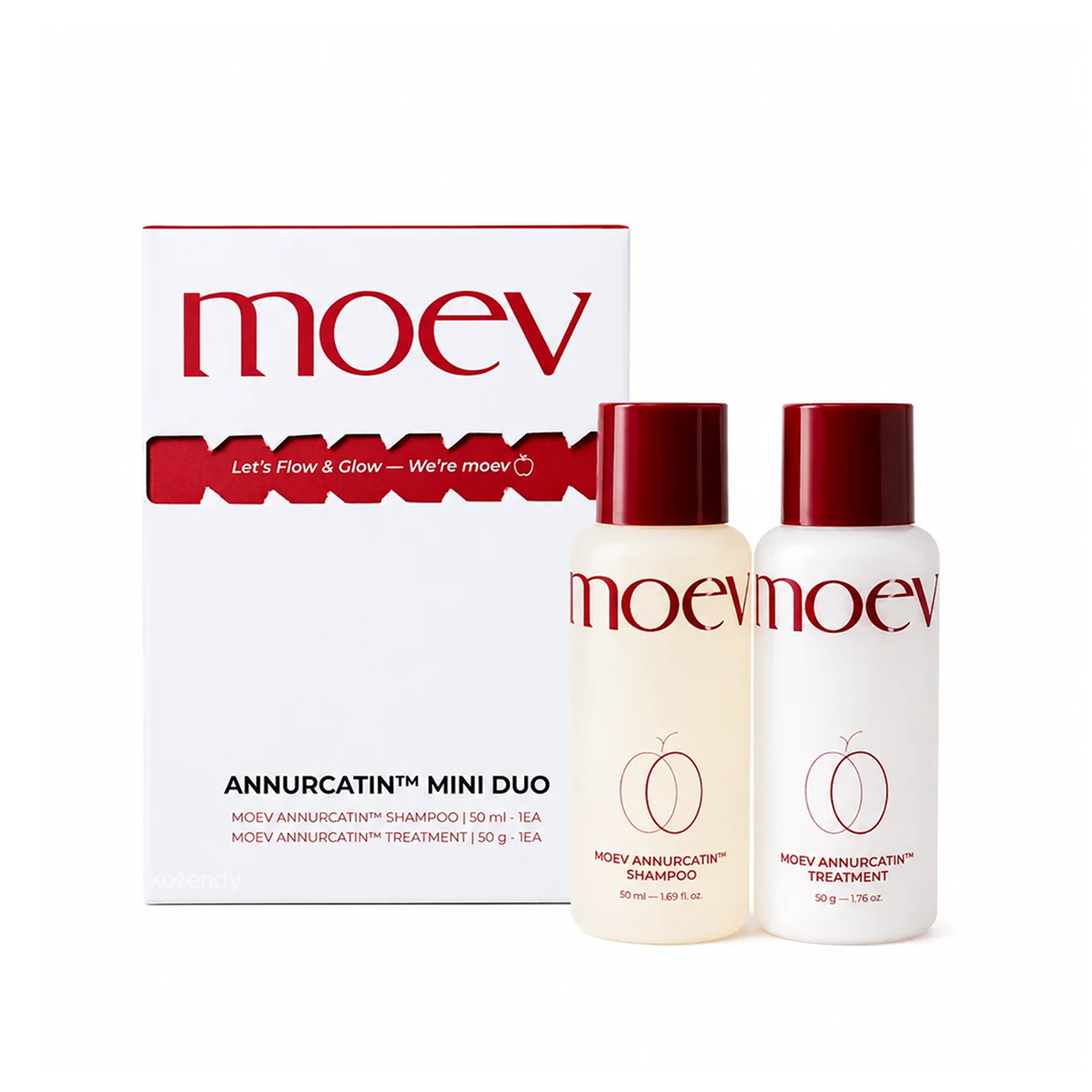 Moev - Annurcatin Mini Duo (Shampoo 50ml & Treatment 50g) (Saç Dökülmesi Önleyici Güçlendirici Şampuan ve Besleyici Mini Saç Bakım Seti)