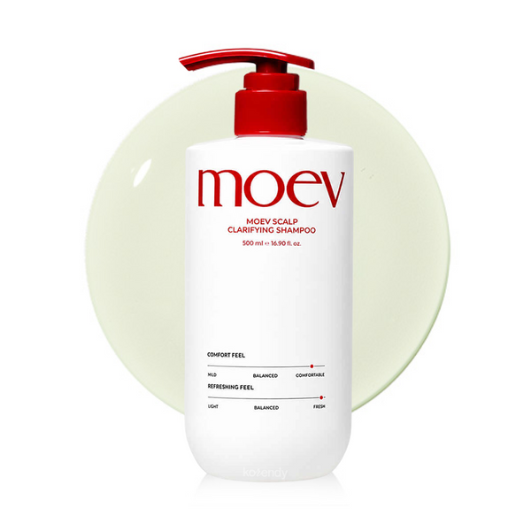 Moev - Scalp Clarifying Shampoo (Fazla Yağ ve Görünür Pullanma Karşıtı Climbazole İçerikli Arındırıcı Şampuan) 500ml
