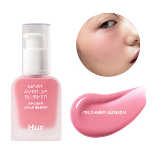 Hur - Moist Ampoule Blusher (Kayısı Gül ve Erik Özlü Serum Allık) 20ml