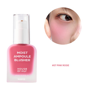 Hur - Moist Ampoule Blusher (Kayısı Gül ve Erik Özlü Serum Allık) 20ml