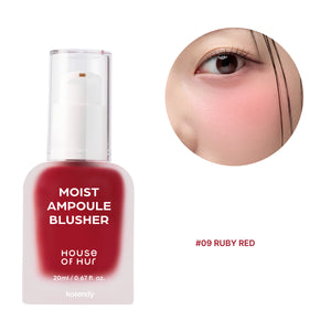 Hur - Moist Ampoule Blusher (Kayısı Gül ve Erik Özlü Serum Allık) 20ml
