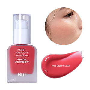 Hur - Moist Ampoule Blusher (Kayısı Gül ve Erik Özlü Serum Allık) 20ml